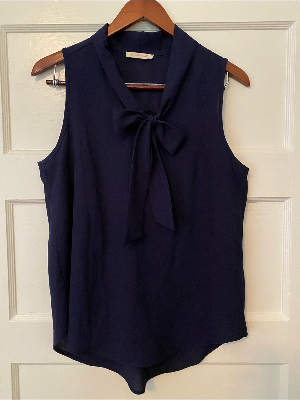 Sleeveless Navy Tie-Neck Camisole - Women